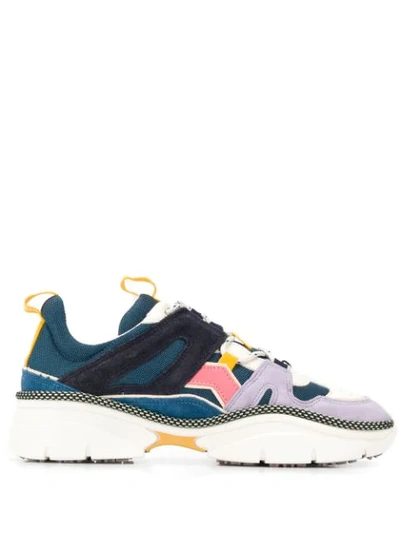 Isabel Marant Kindsay Chunky Sole Sneakers In Multicolour