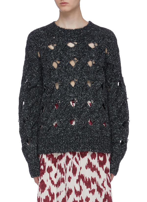 Etoile Isabel Marant 'sesley' Lattice Cutout Sweater | ModeSens
