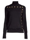 ESCADA Seton Wool Button Turtleneck