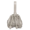 ALAÏA Rose-Marie 16 light grey bucket bag,AA15152B