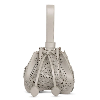 Alaïa Rose-marie 16 Light Grey Bucket Bag