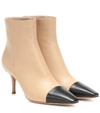 GIANVITO ROSSI LUCY LEATHER ANKLE BOOTS,P00397971