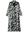 BERNADETTE Sofia floral satin coat,P00395770