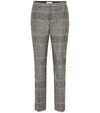 GIVENCHY CHECK WOOL-BLEND trousers,P00403147