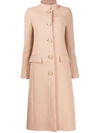 GIVENCHY CLASSIC BUTTON UP COAT BEIGE,BWC05B127Y