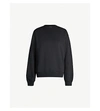 VICTORIA VICTORIA BECKHAM LOGO-TAPE COTTON-JERSEY SWEATSHIRT