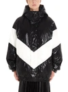 GIVENCHY GIVENCHY CONTRASTING PANEL HOODED DOWN JACKET