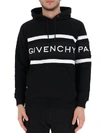 GIVENCHY GIVENCHY STRIPES LOGO HOODIE
