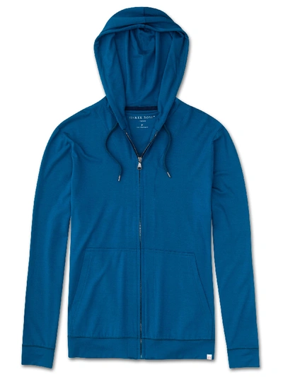 Derek Rose Basel Hoodie In Blue