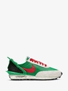 Nike Daybreak Sneakers In Lucky Green Red In Green