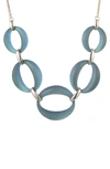 ALEXIS BITTAR ESSENTIALS LARGE LUCITE LINK NECKLACE,AB00N118062