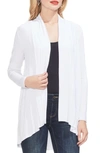 Vince Camuto Open Front Cardigan In Ultra White