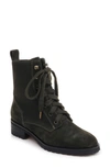 Splendid Hermilla Lace-up Boot In Dark Green Suede