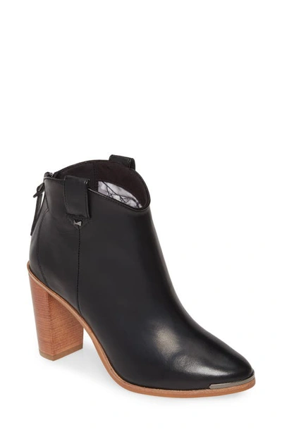 Ted Baker Kasidy Bootie In Black Leather