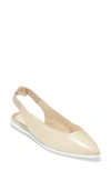 Cole Haan Zer?grand Slingback Flat In Sand Leather