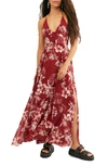 FREE PEOPLE LILLE PRINT MAXI DRESS,OB991354