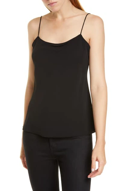 Theory Teah Stretch-silk Camisole In Black