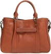 LONGCHAMP 'SMALL 3D' LEATHER TOTE - BROWN,L1115770504