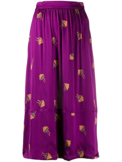 Apc A.p.c. 高腰半身裙 - 紫色 In Purple