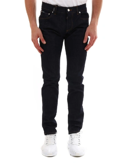 Dolce & Gabbana Skinny Jeans Stretch In Blue