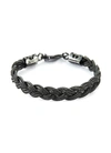 EMANUELE BICOCCHI Braided sterling silver chain bracelet