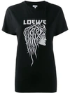 LOEWE LOEWE LOGO印花T恤 - 黑色