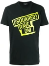 DSQUARED2 DSQUARED2 PRINTED T-SHIRT - 黑色