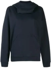 JW ANDERSON NECK PANEL HOODED SWEATER