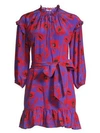 ALICE AND OLIVIA Ellamae Drop Shoulder Floral Dress