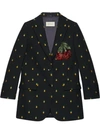 GUCCI PINEAPPLE FIL COUPÉ WOOL JACKET