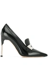 ALEXANDER MCQUEEN POINTED TOE MOCCASIN-STYLE PUMPS
