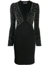 GIVENCHY EMBROIDERED KNIT DRESS