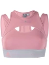 ADIDAS BY STELLA MCCARTNEY LAYERED COMPRESSION TOP