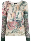 ETRO ETRO PRINTED TOP - 大地色