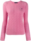 POLO RALPH LAUREN CABLE KNIT LONG SLEEVE JUMPER