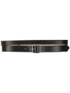 Alexander Mcqueen Double-wrap Studded Belt In Black