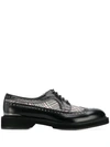 ALEXANDER MCQUEEN HOUNDSTOOTH CHECK DERBY SHOES