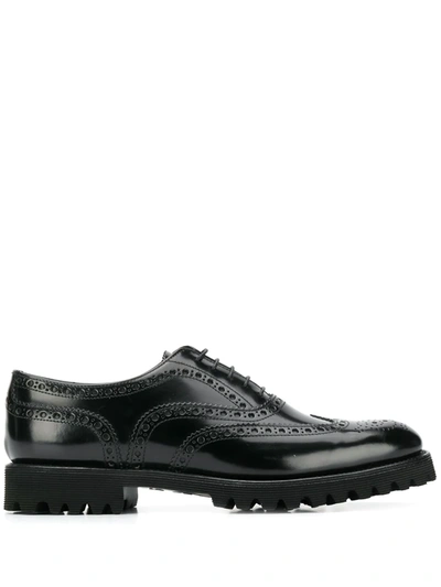 Church's Commando Sole Oxford Shoes In Black