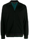 PS BY PAUL SMITH STRIPED ZIP UP SWEATSHIRT