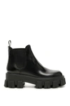 PRADA BRUSHED CALFSKIN BOOTS,10990927