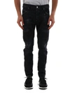 DSQUARED2 BLACK DENIM trousers,10990750