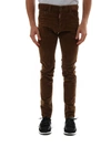 DSQUARED2 BEIGE CORDUROY TROUSERS,10990744