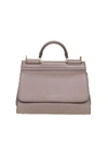 DOLCE & GABBANA SMALL SOFT SICILY BAG IN CALF LEATHER,10990855