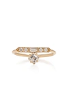 ASHLEY ZHANG ILLUMINANCE 14K GOLD DIAMOND RING,721819