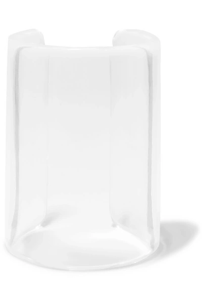 Dries Van Noten Perspex Cuff In White