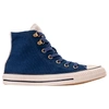 CONVERSE WOMEN'S CHUCK TAYLOR ALL STAR FURST LOVE HIGH TOP CASUAL SHOES, BLUE,2413650