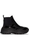 PRADA CHELSEA 75MM ANKLE BOOTS