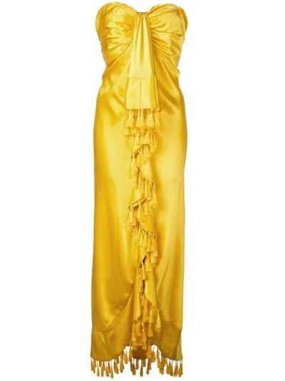 Cinq À Sept Elise Sleeveless Mini Dress With Ruffle Detail In Lemondrop