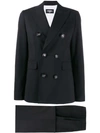 DSQUARED2 DSQUARED2 DOUBLE BREASTED TROUSER SUIT - 黑色
