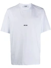 Msgm T-shirt Mit Logo In White